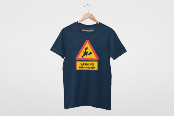 T-Shirt - Varning kraftskiva pagar