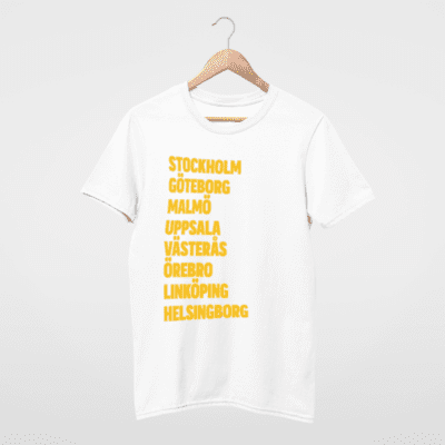 T-Shirt - Swedish Cities