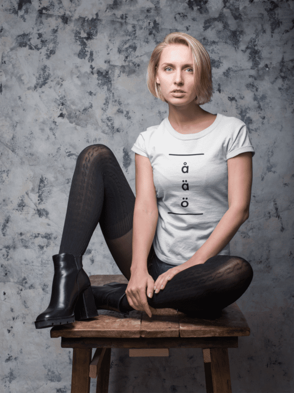 T-Shirt - Swedish letters