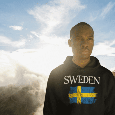 Hoodie - Sweden (flagga)