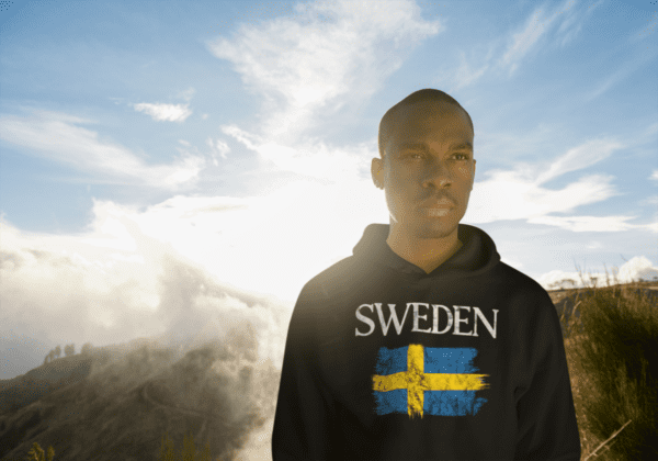 Hoodie - Sweden (flagga)