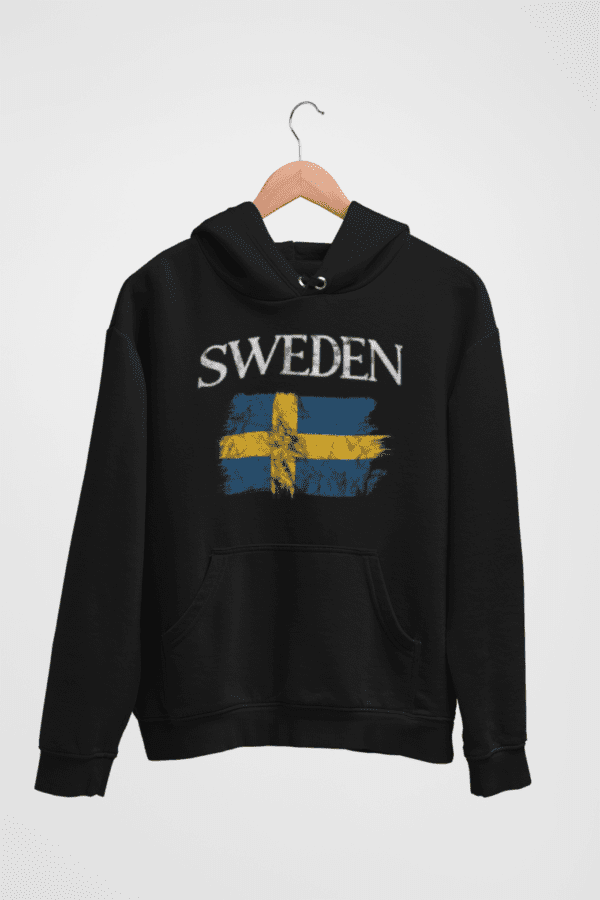 Hoodie - Sweden (flagga)