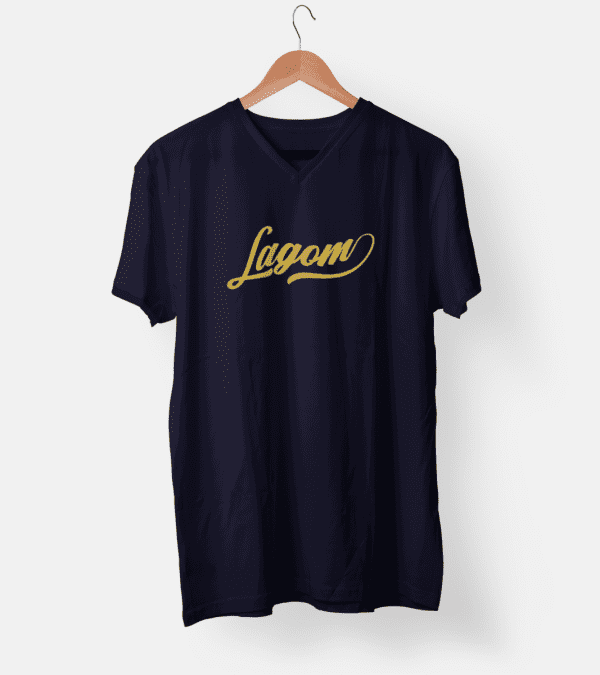 V-Neck - Lagom (gul print)