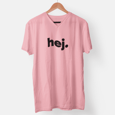 V-Neck - hej (svart)