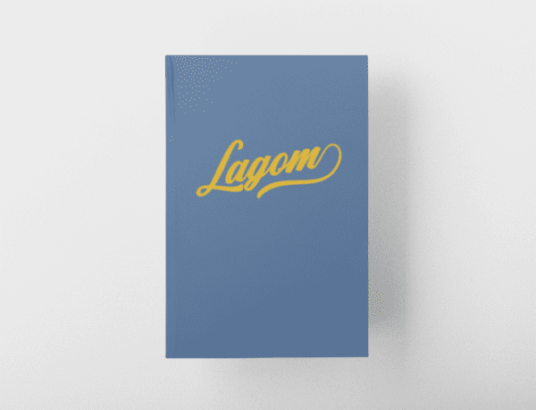 Lagom (Yellow Print) Notebook Journal