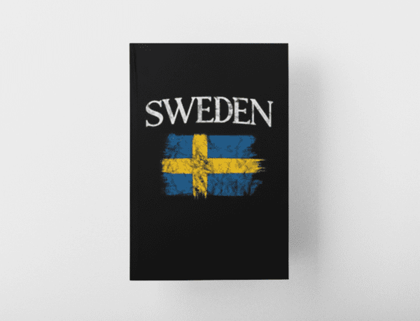 Sweden Swedish Flag Notebook Journal