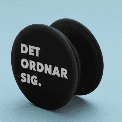 Swedish Phone Grip Det Ordnar Sig