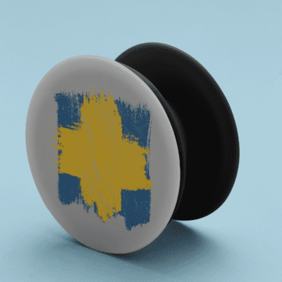 Swedish Phone Grip Vintage Swedish Flag