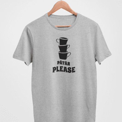 Patar Please with coffee cups tshirt