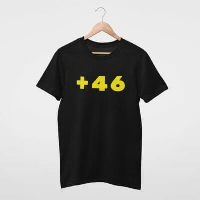 Swedish country calling code plus forty-six tshirt