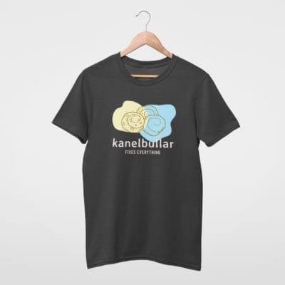 Kanelbullar fixes everything tshirt